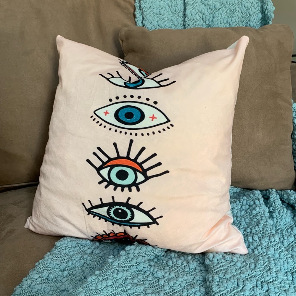 All Seeing Eye Throw Pillow